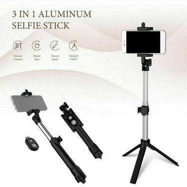 Foldable Selfie Stick Bluetooth Selfie Stick